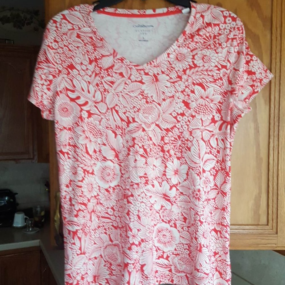 CROFT & BARROW WOMENS TOP SIZE L